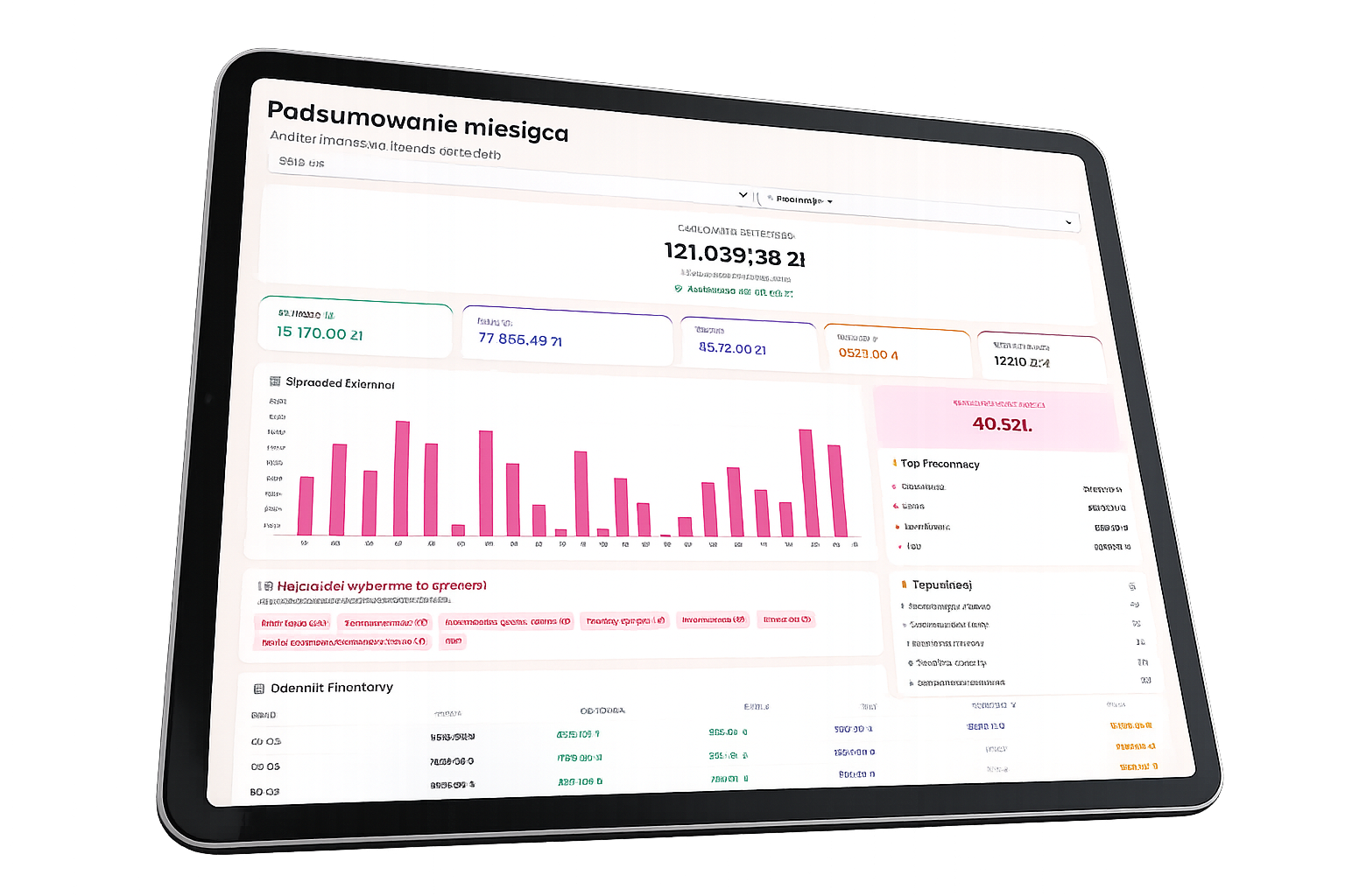 Estelio — podgląd systemu